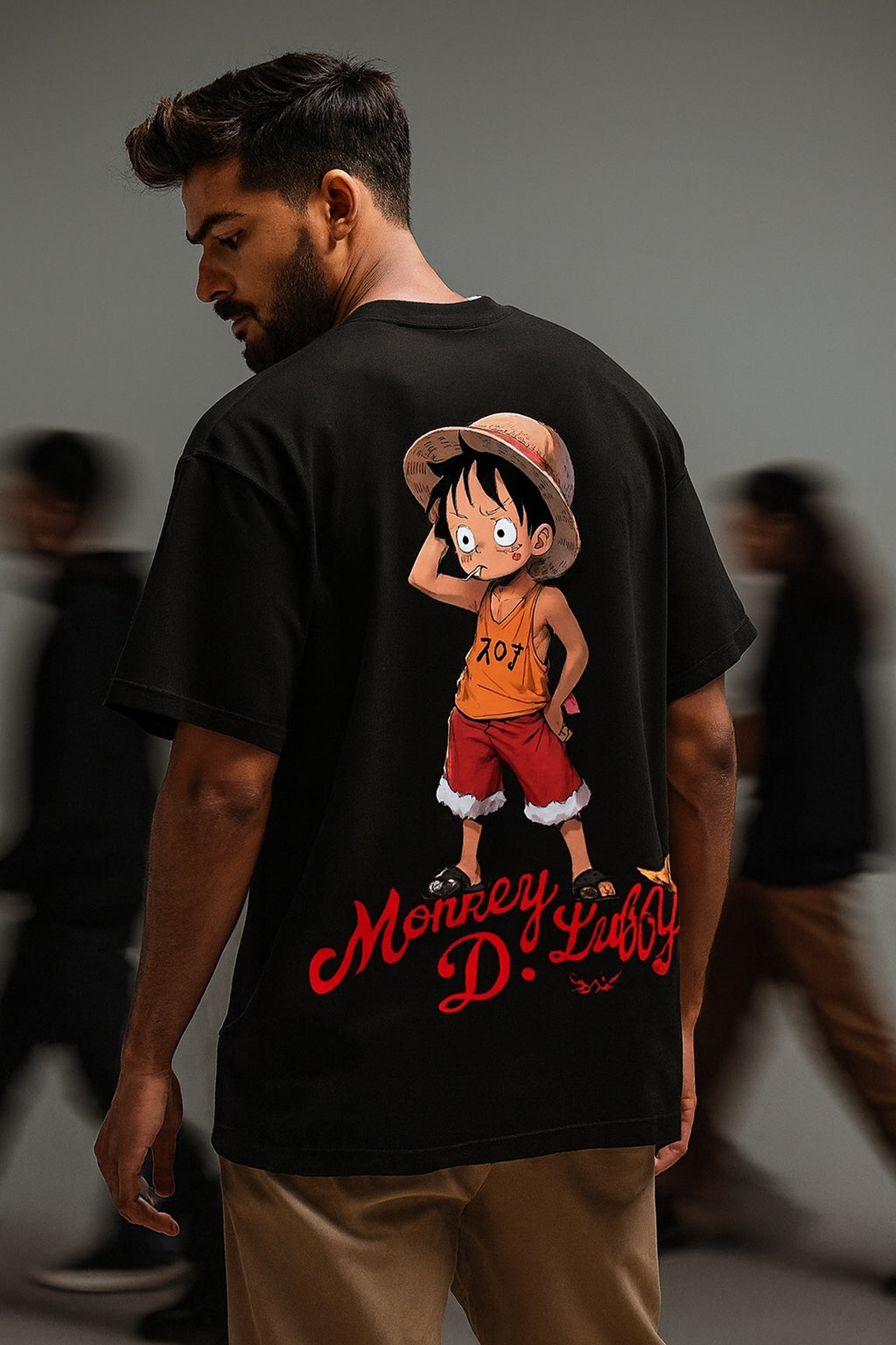 Monkey D. Luffy – Anime Drip | Oversized Tee