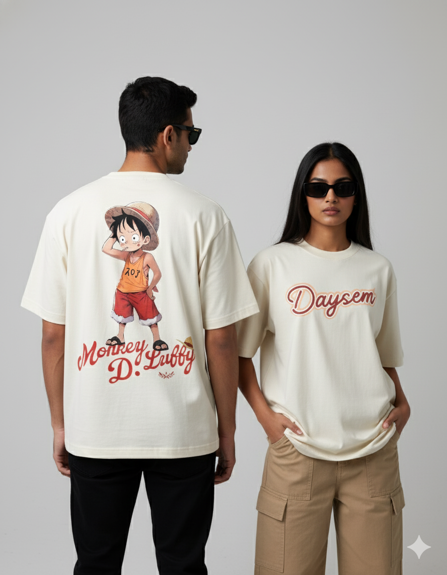 Monkey D. Luffy – Anime Drip | Oversized Tee