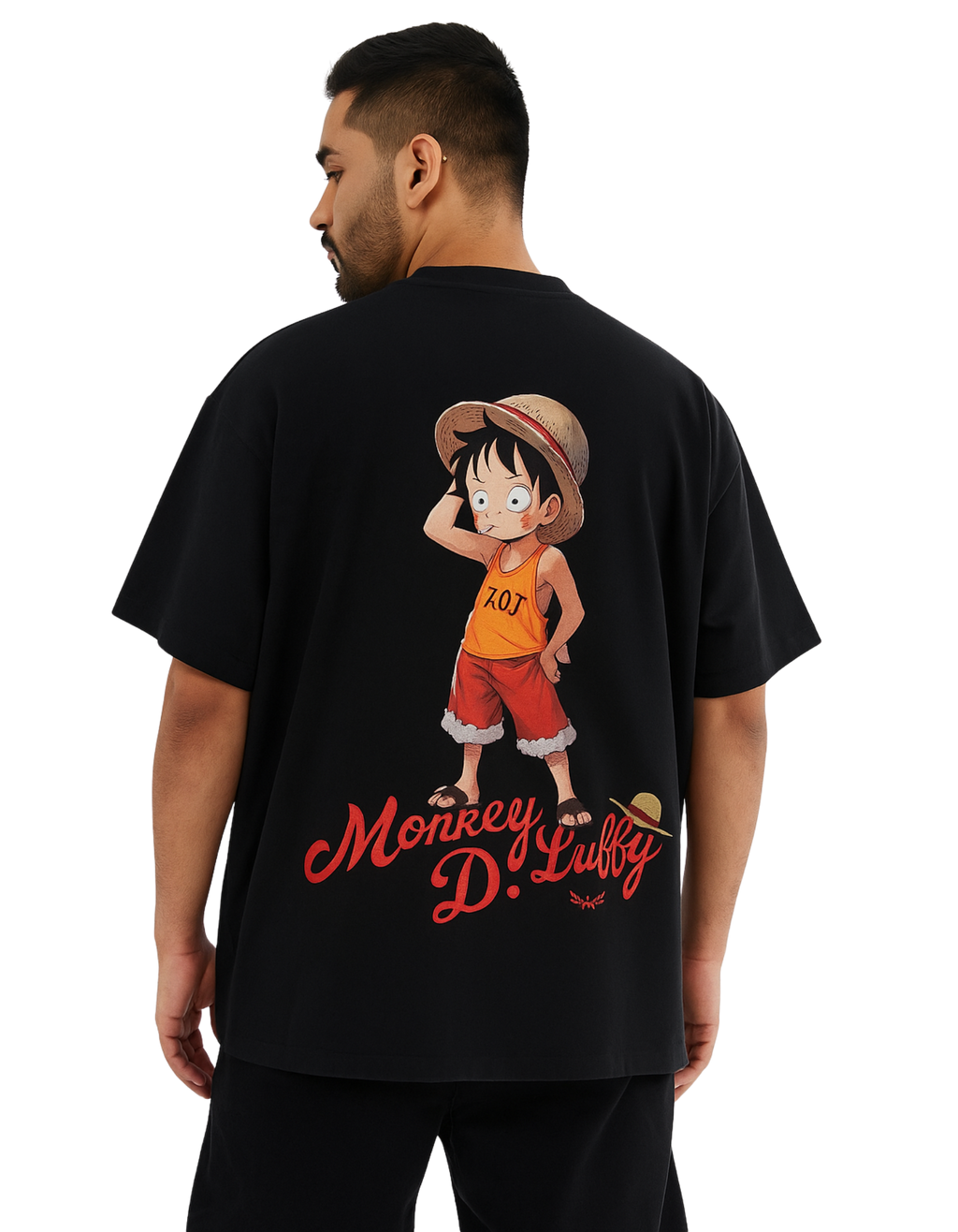Monkey D. Luffy – Anime Drip | Oversized Tee