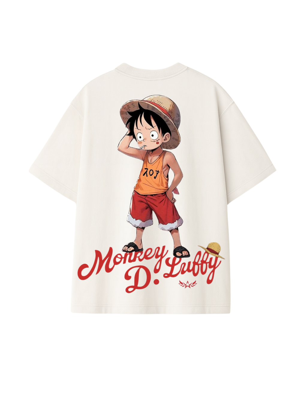 Monkey D. Luffy – Anime Drip | Oversized Tee