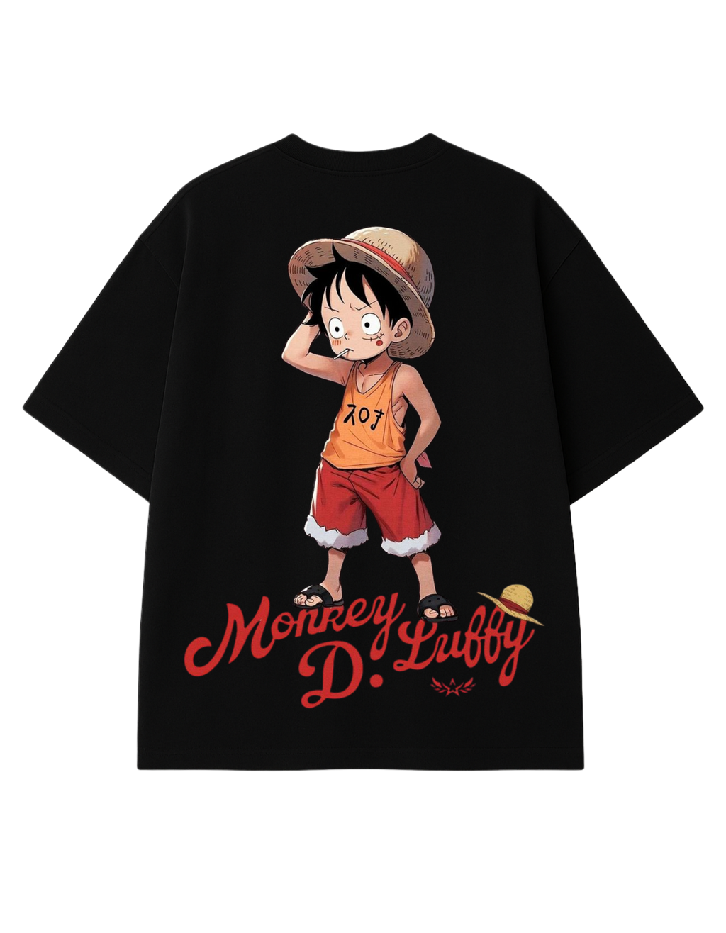 Monkey D. Luffy – Anime Drip | Oversized Tee