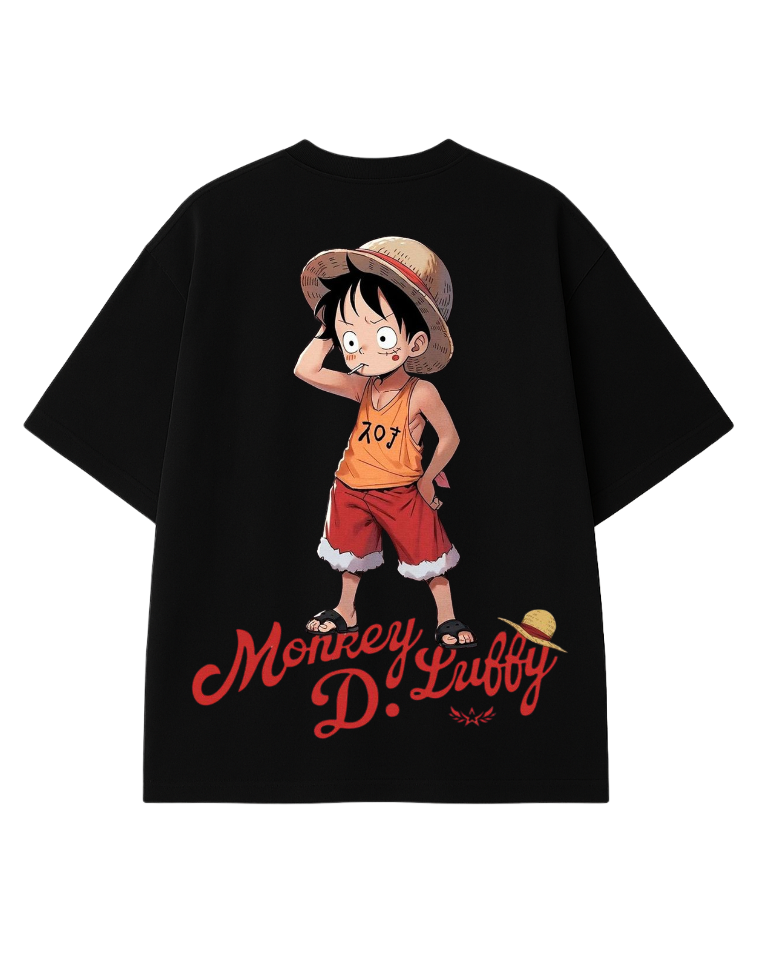 Monkey D. Luffy – Anime Drip | Oversized Tee